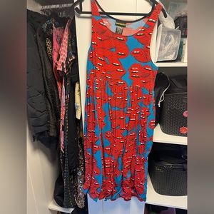 Nooworks Naomi Dress: mouth print